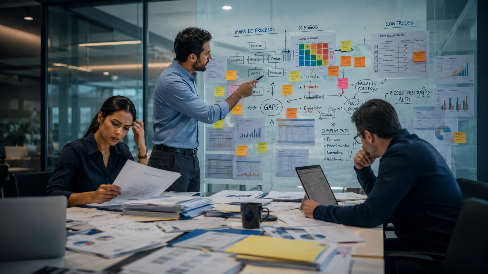 Dificultades en control interno